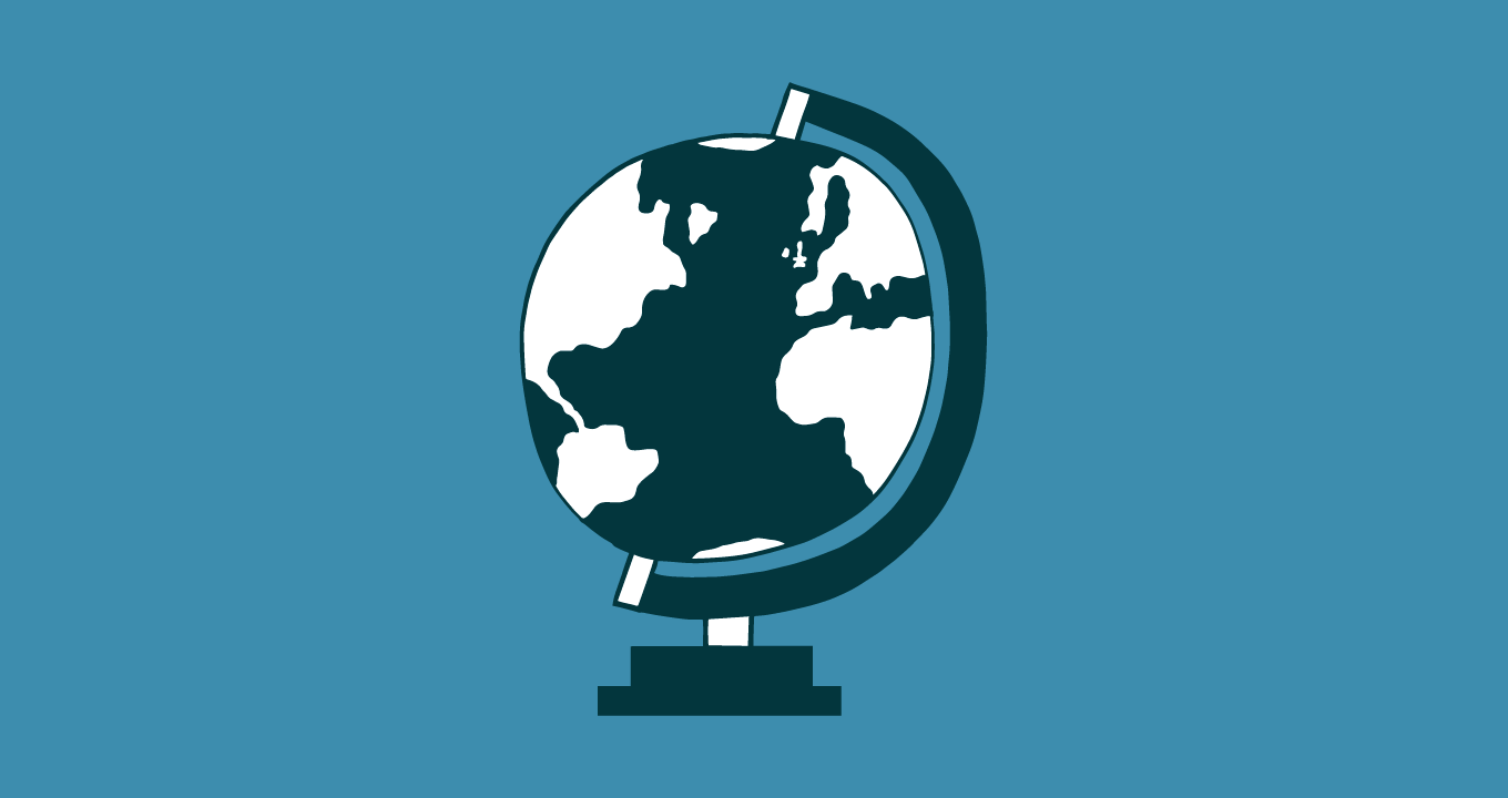 Illustration of a globe